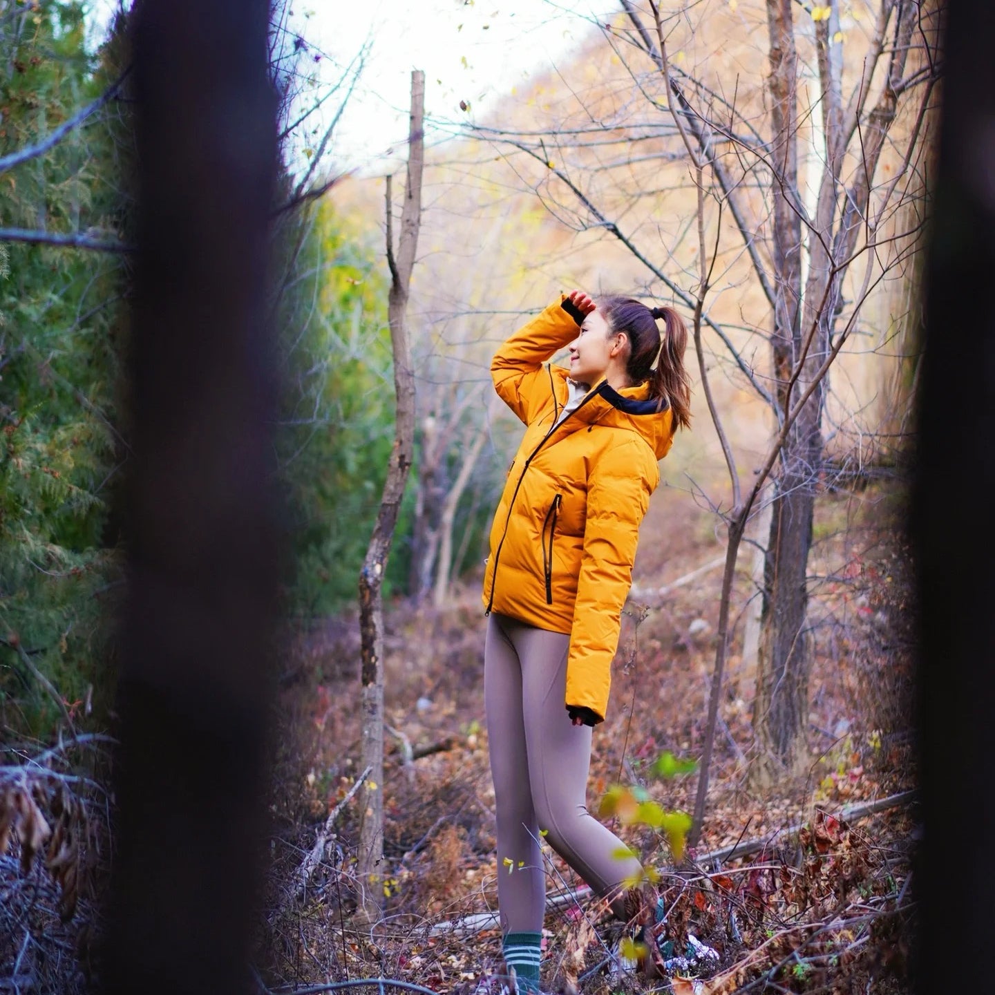 Flix and Ponyo Men's/Women's Waterproof Hooded Duck Down Puffer Jacket for Winter Outdoor Sports Unisex