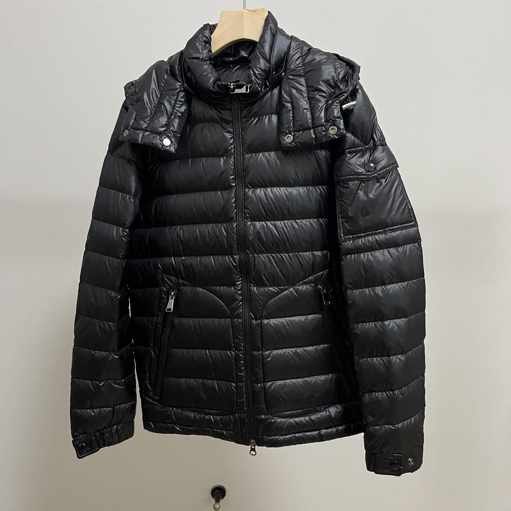 Goose Down hooded Jacket  puffy Unisex Man Woman FluffyLight Warm With Hood Pockets Easy Clean model 3014