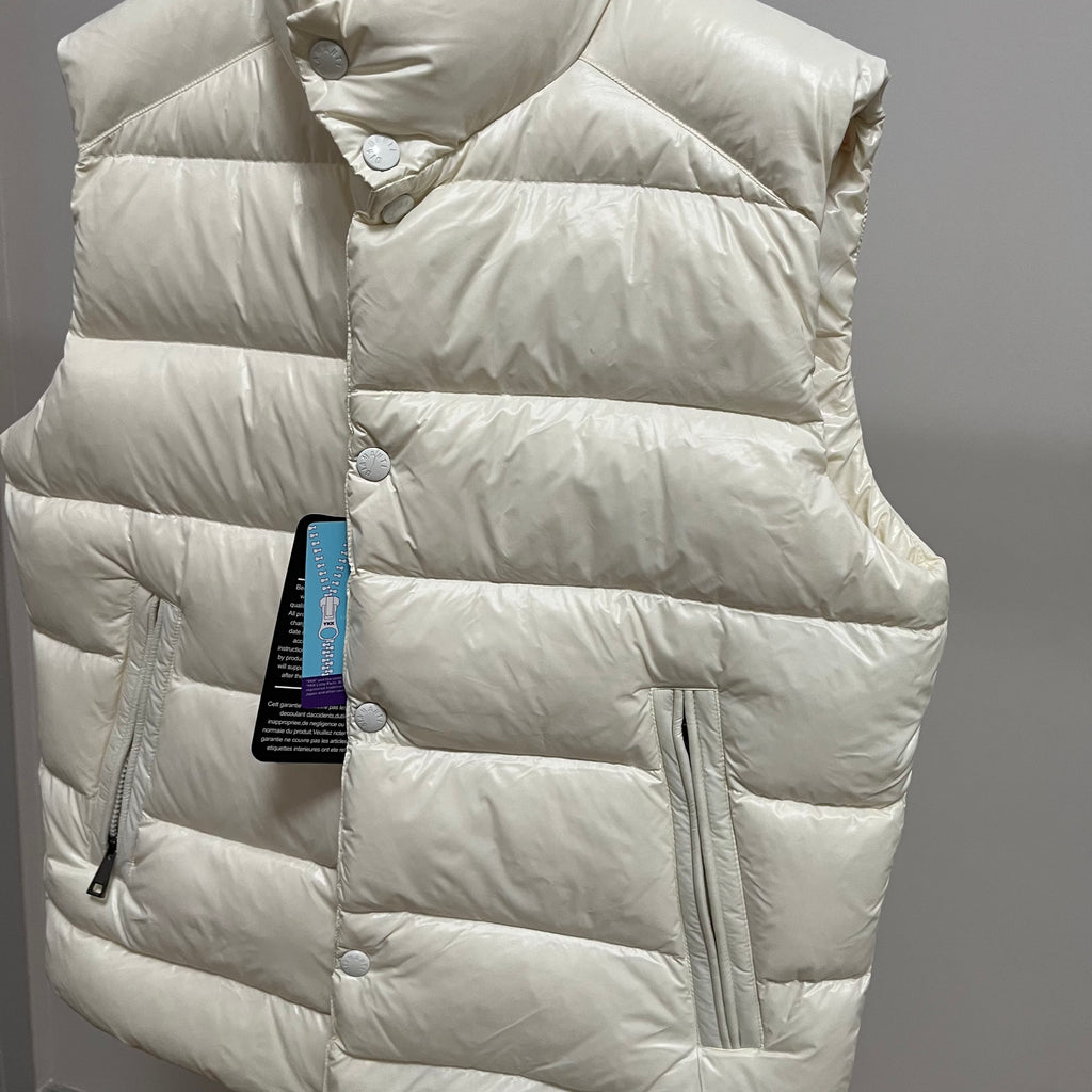 Goose Down Vest Jacket Puffy Vest Flulffy Warm Easy Clean Unisex 850FP model 1927