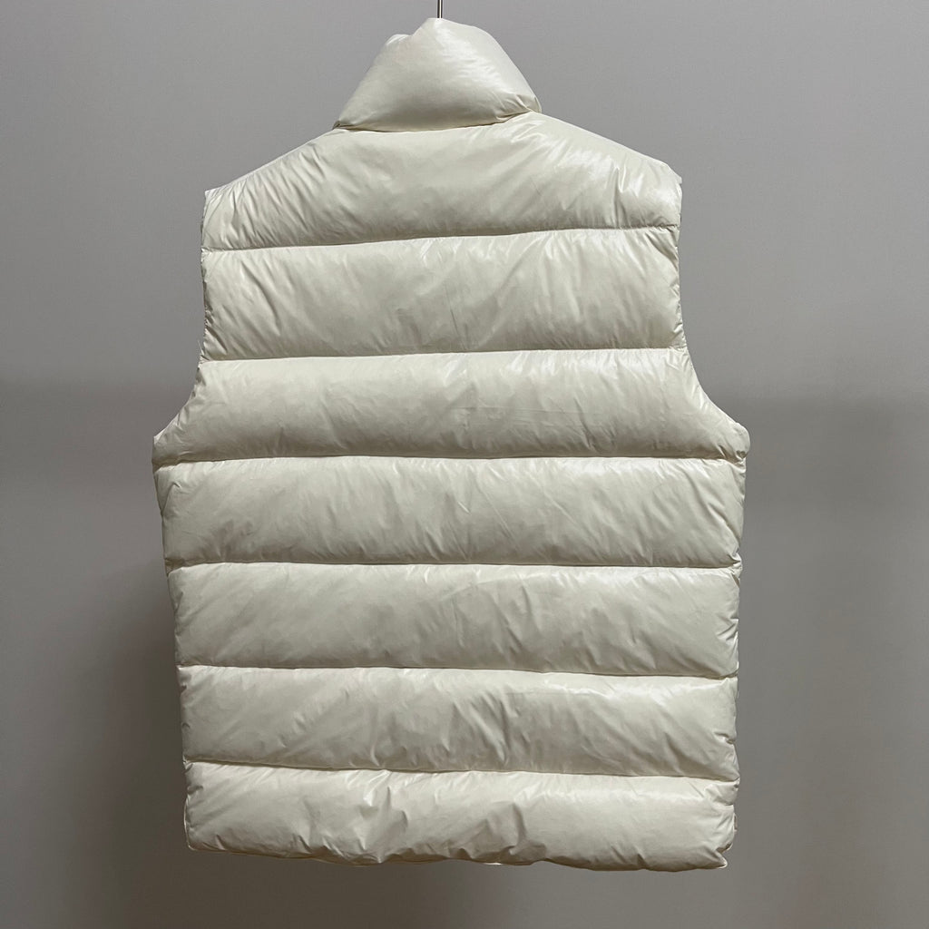 Goose Down Vest Jacket Puffy Vest Flulffy Warm Easy Clean Unisex 850FP model 1927