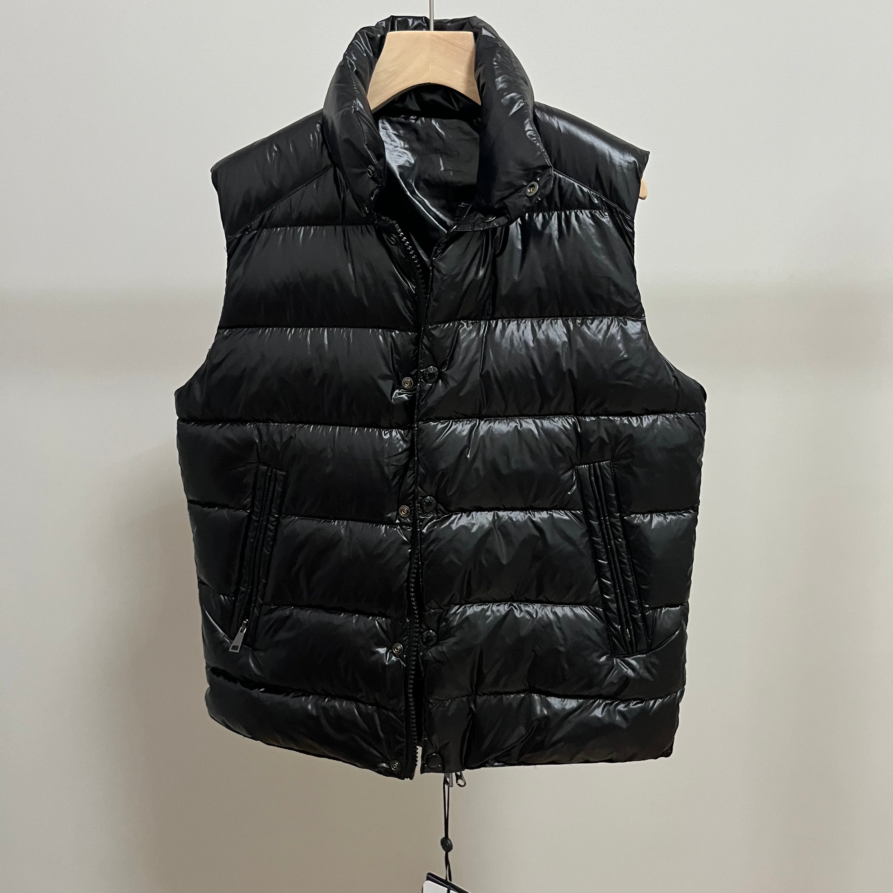 Goose Down Vest Jacket Puffy Vest Flulffy Warm Easy Clean Unisex 850FP model 1927