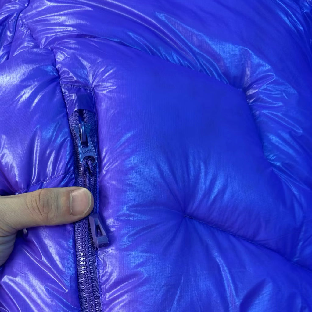 Hooded 1000 Fill Power Water-Repellent Goose Down Lightweight Insulated Outdoor Jacket for Men and Women Unisex Warm  Water-proof with Pocket 1000FP