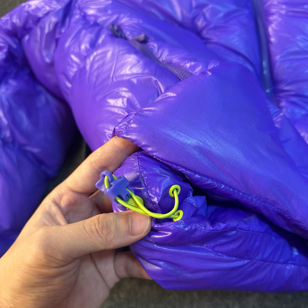 Hooded 1000 Fill Power Water-Repellent Goose Down Lightweight Insulated Outdoor Jacket for Men and Women Unisex Warm  Water-proof with Pocket 1000FP