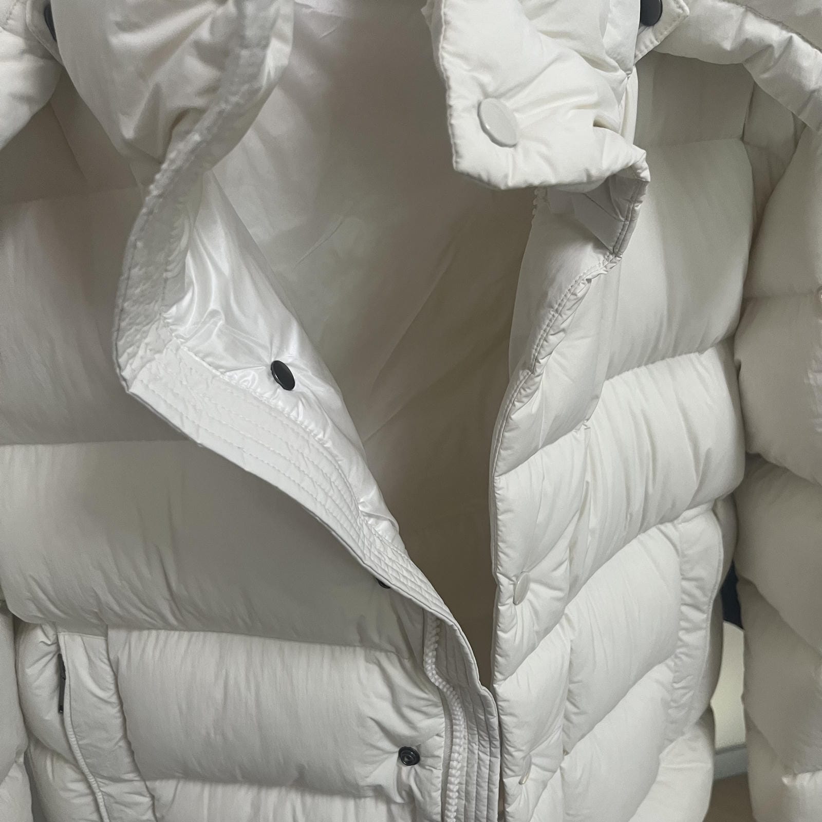 Goose Down Jacket Puffy Fluffy Warm Woman Easy Clean With Hood Lightweight 850FP model 3017