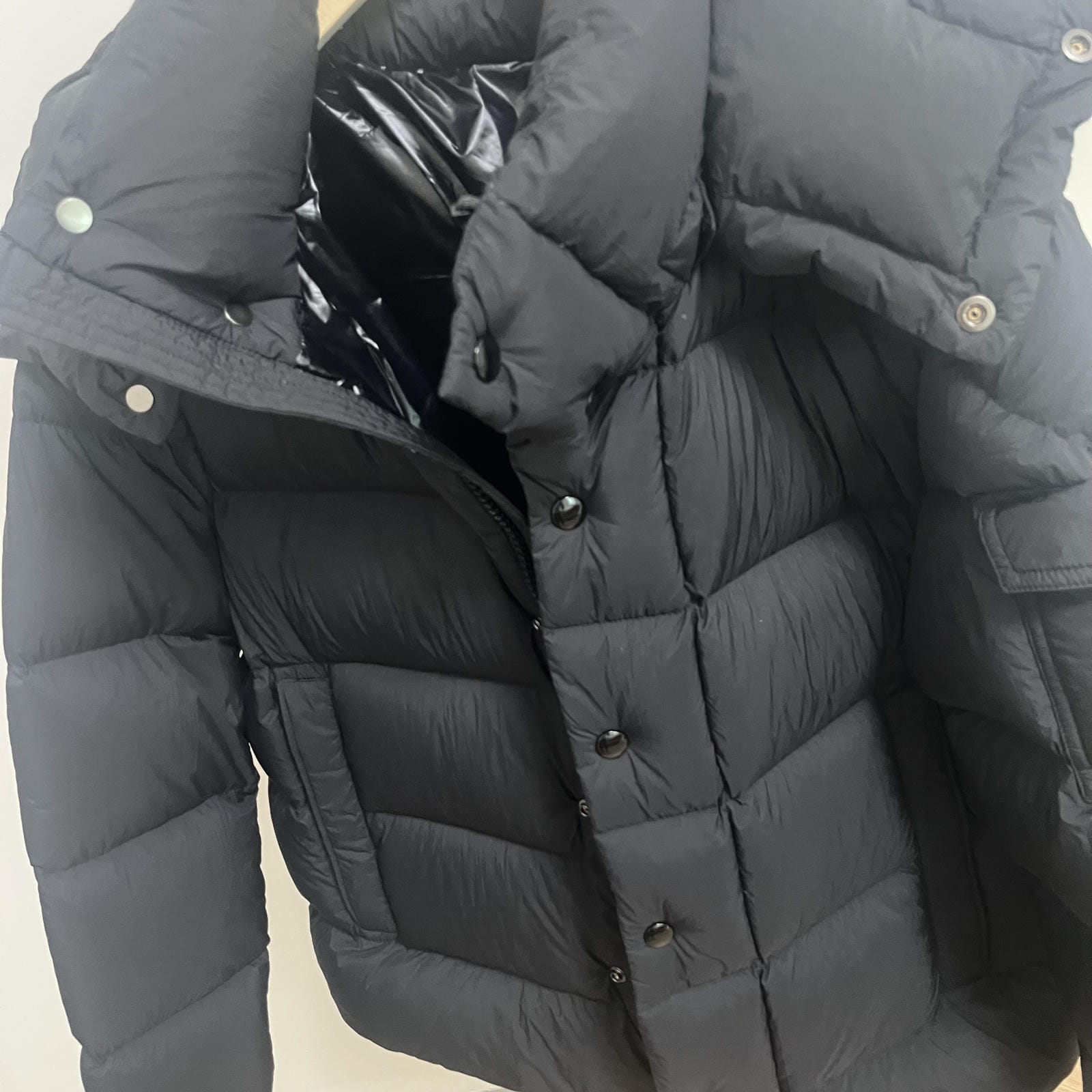 Goose Down Jacket Puffy Fluffy Warm Woman Easy Clean With Hood Lightweight 850FP model 3017