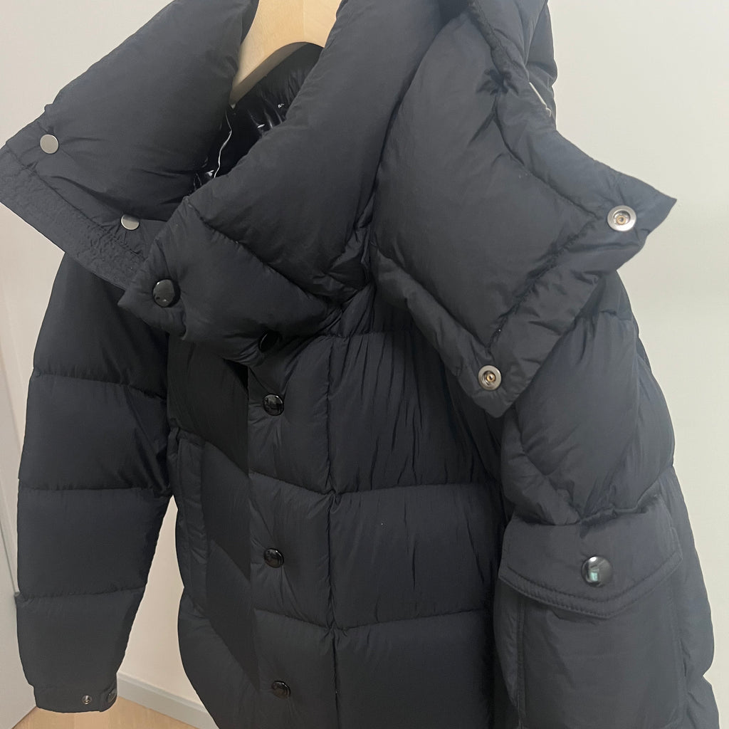 Goose Down Jacket Puffy Fluffy Warm Unisex Woman Man Easy Clean With Hood Lightweight 850FP model 3017