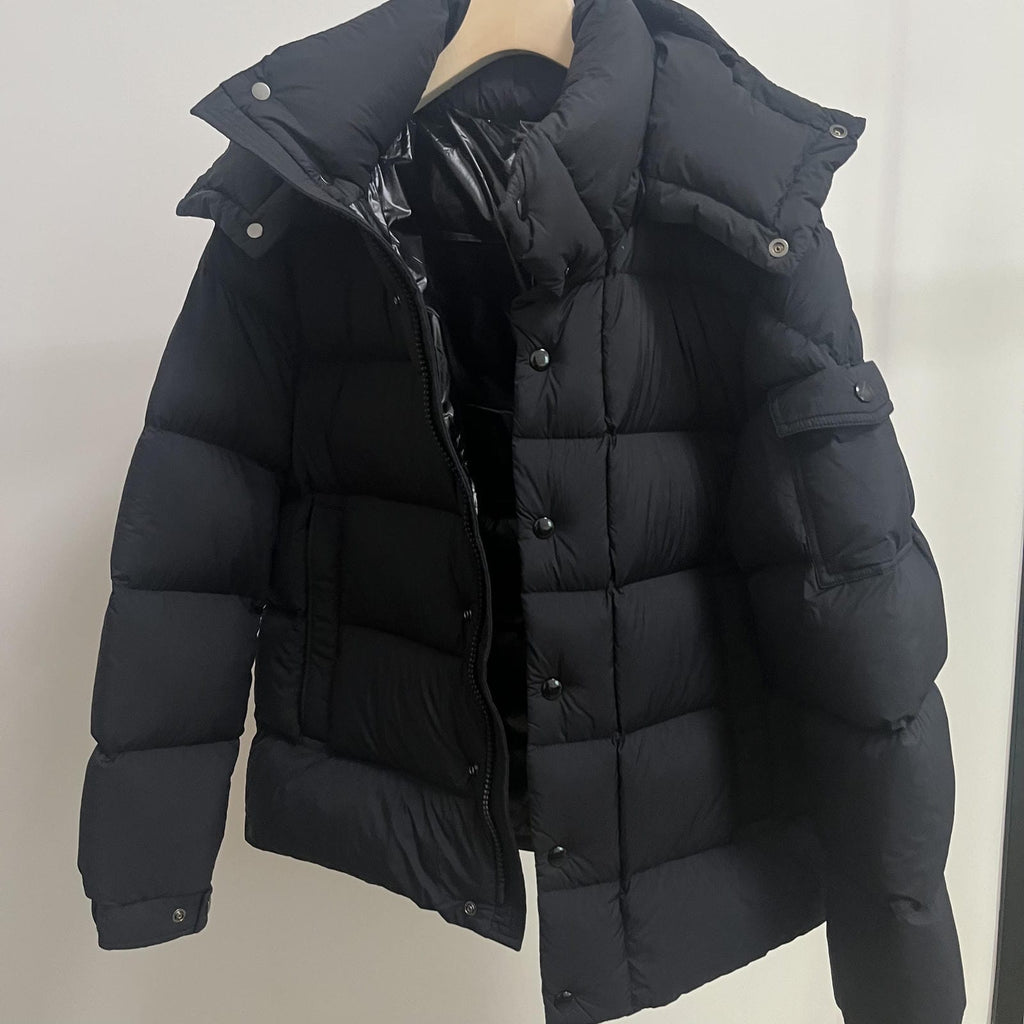 Goose Down Jacket Puffy Fluffy Warm Woman Easy Clean With Hood Lightweight 850FP model 3017