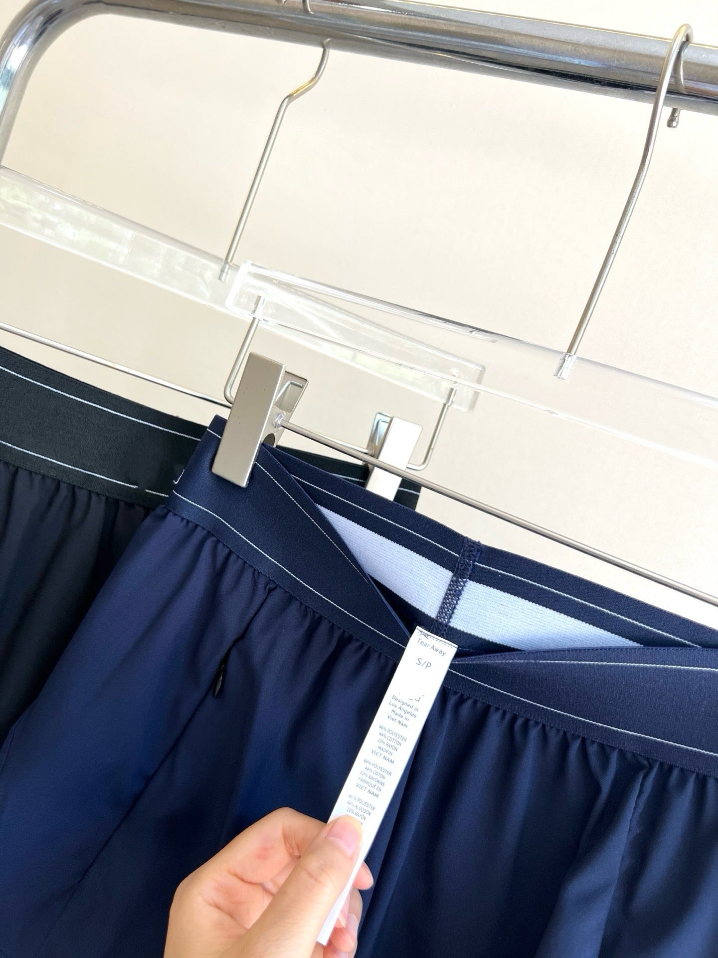 Quick-Dry Breathable Lined Shorts High Waist Webbing Yoga Fitness Running Anti-Exposure Women