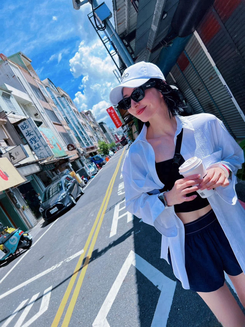 Quick-Dry Breathable Lined Shorts High Waist Webbing Yoga Fitness Running Anti-Exposure Women