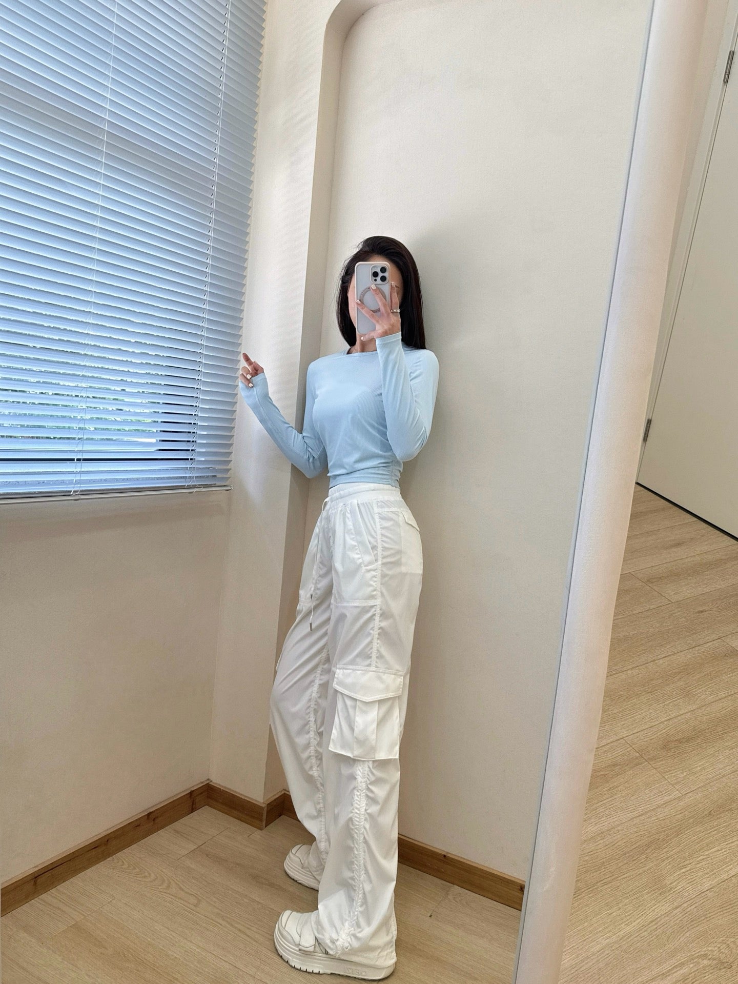 Dance Studio Workwear Loose Pants Lightweight Outdoor Quick-Dry Casual Sports High-Waist Drawstring Straight-Leg Pants for Women