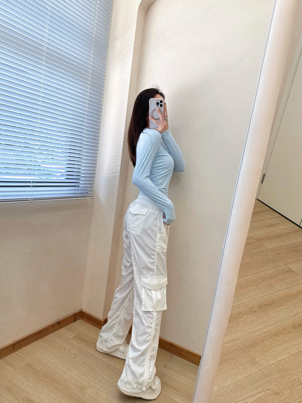 Dance Studio Workwear Loose Pants Lightweight Outdoor Quick-Dry Casual Sports High-Waist Drawstring Straight-Leg Pants for Women