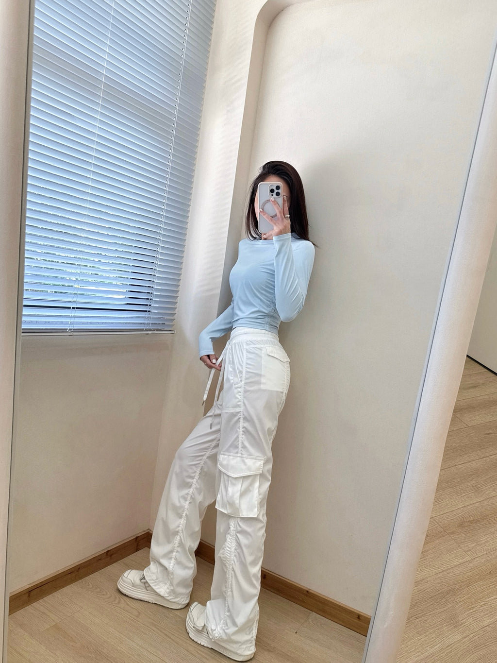 Dance Studio Workwear Loose Pants Lightweight Outdoor Quick-Dry Casual Sports High-Waist Drawstring Straight-Leg Pants for Women