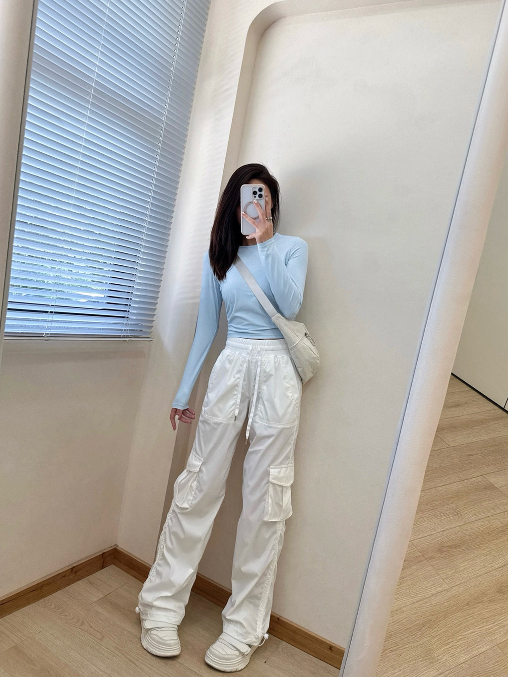 Dance Studio Workwear Loose Pants Lightweight Outdoor Quick-Dry Casual Sports High-Waist Drawstring Straight-Leg Pants for Women