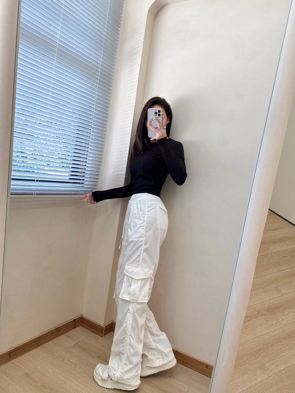 Dance Studio Workwear Loose Pants Lightweight Outdoor Quick-Dry Casual Sports High-Waist Drawstring Straight-Leg Pants for Women