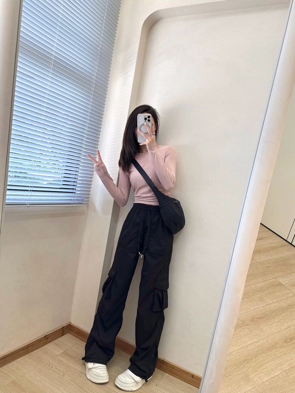 Dance Studio Workwear Loose Pants Lightweight Outdoor Quick-Dry Casual Sports High-Waist Drawstring Straight-Leg Pants for Women