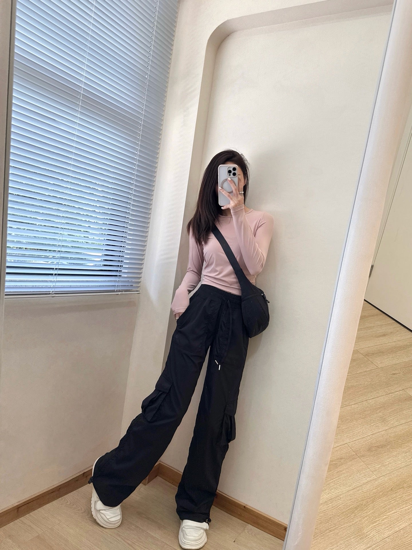 Dance Studio Workwear Loose Pants Lightweight Outdoor Quick-Dry Casual Sports High-Waist Drawstring Straight-Leg Pants for Women