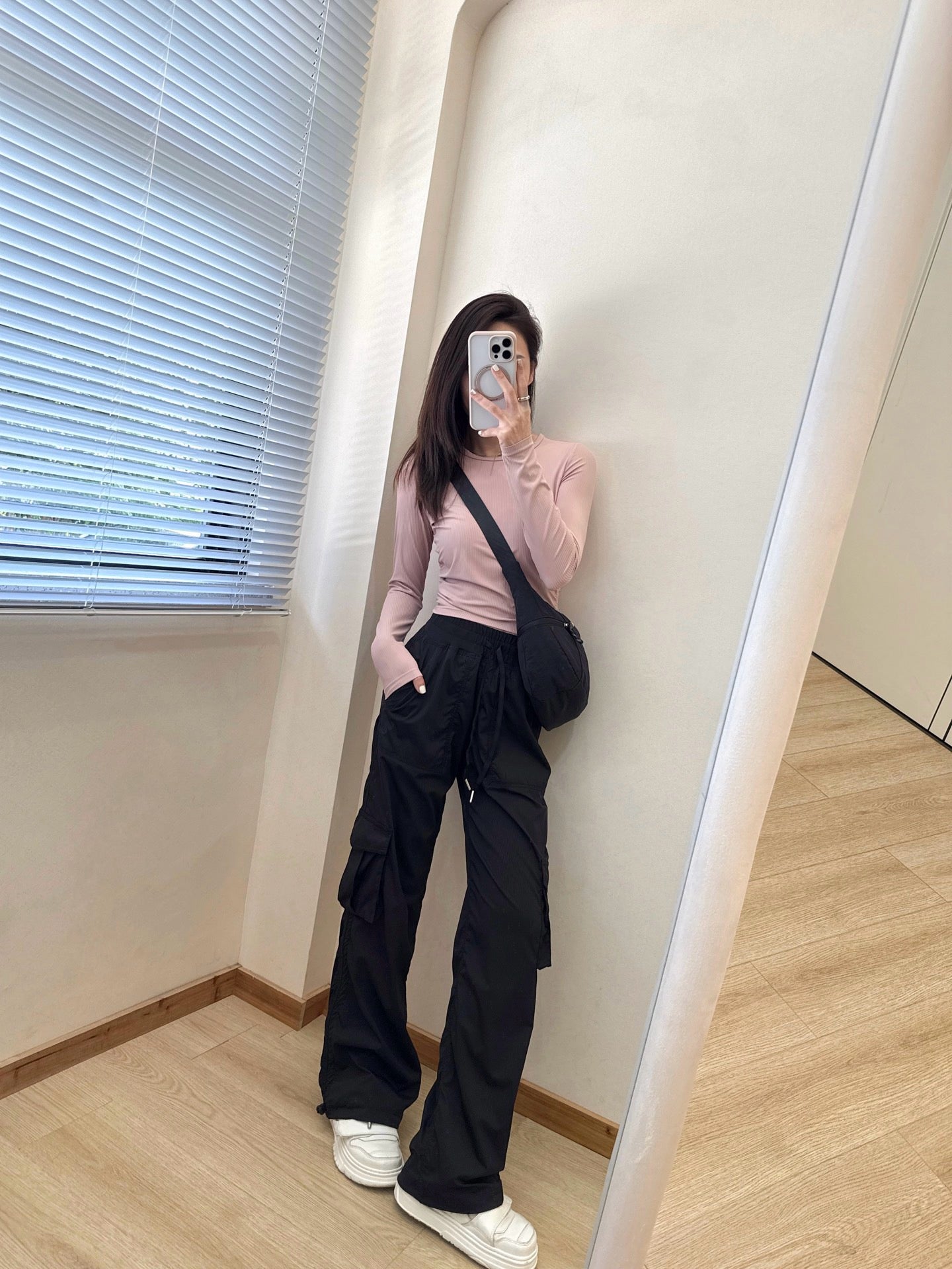 Dance Studio Workwear Loose Pants Lightweight Outdoor Quick-Dry Casual Sports High-Waist Drawstring Straight-Leg Pants for Women