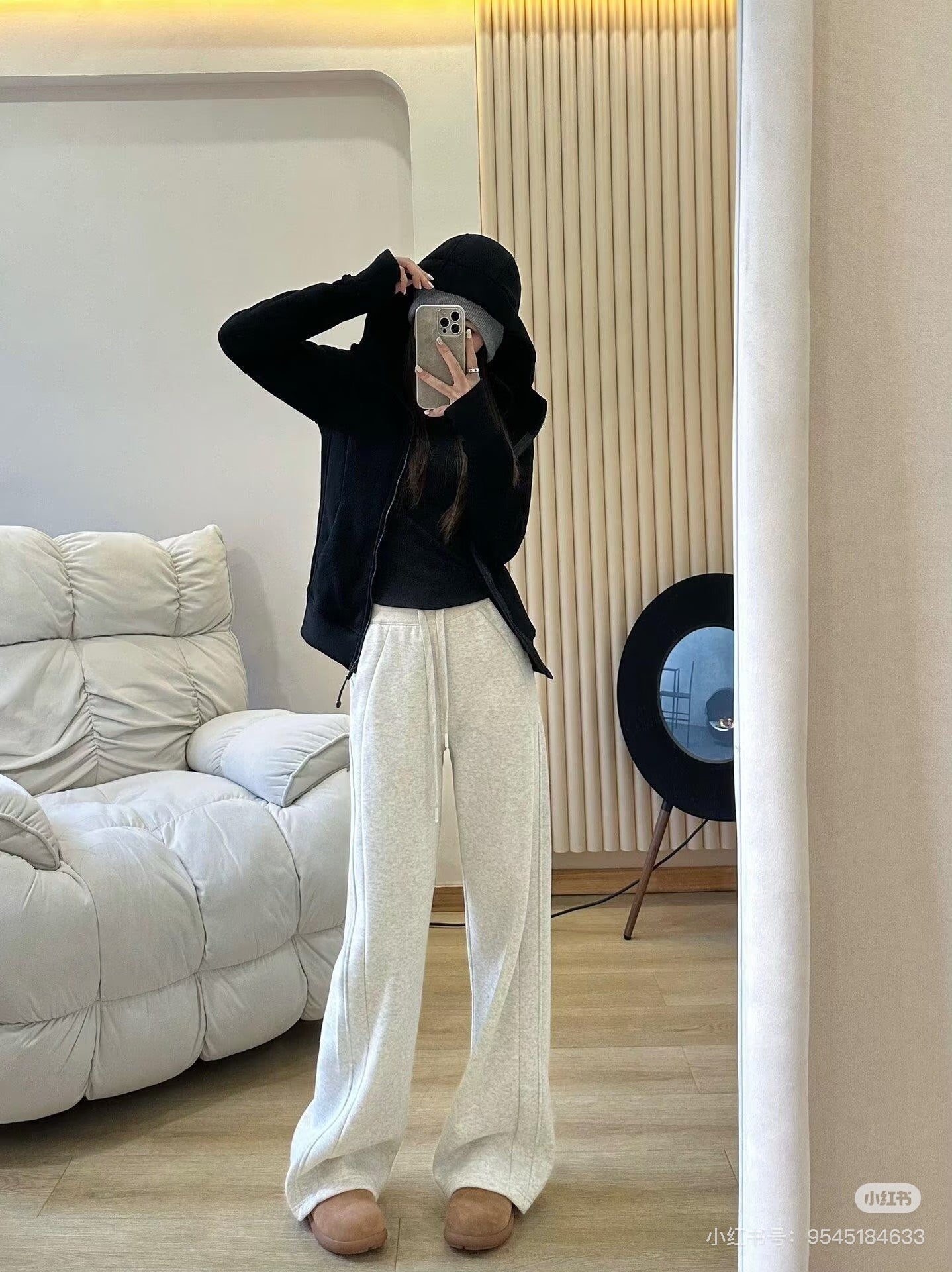 Women’s Slim Fit Thermal Fleece Hoodie 3D Ergonomic Jacket with Side Ribbed Panels Snatched Waist Workout Top for Gym, Yoga & Commute