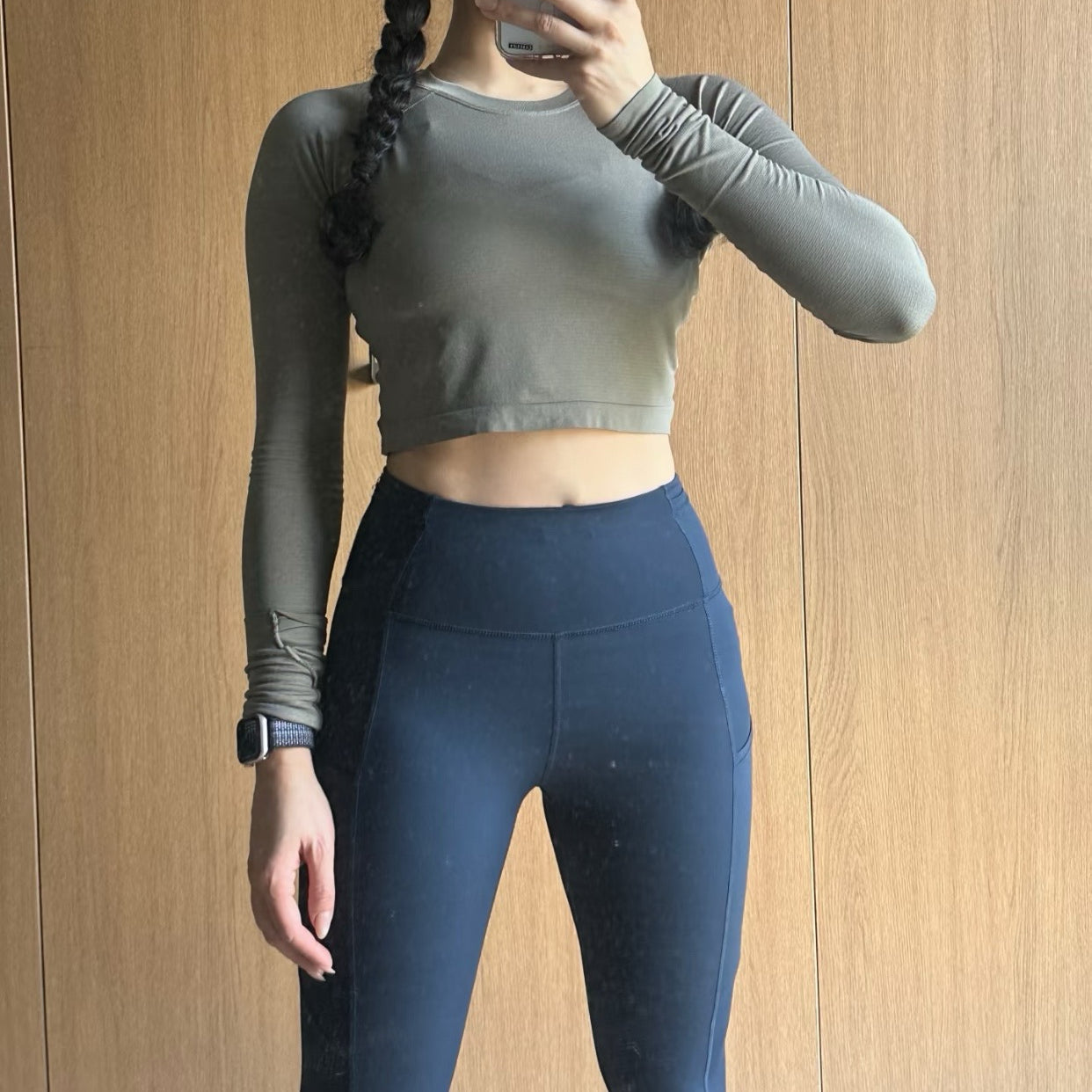 Fast and Free Women's Sports High Waist Leggings Side Pocket Yoga Pants