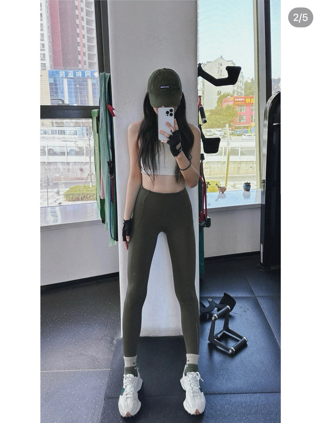 Fast and Free Women's Sports High Waist Leggings Side Pocket Yoga Pants