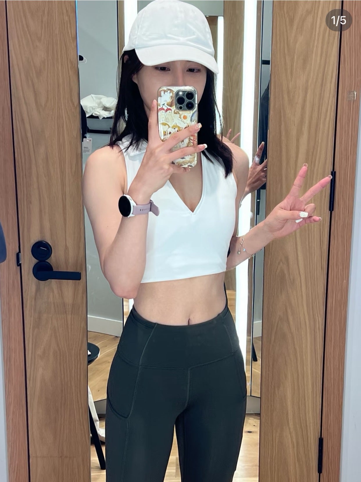 Fast and Free Women's Sports High Waist Leggings Side Pocket Yoga Pants