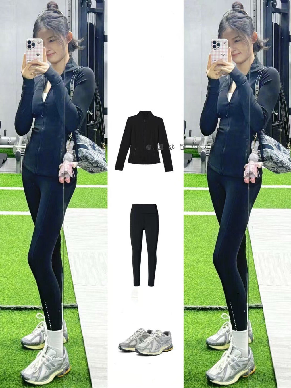Fast and Free Women's Sports High Waist Leggings Side Pocket Yoga Pants