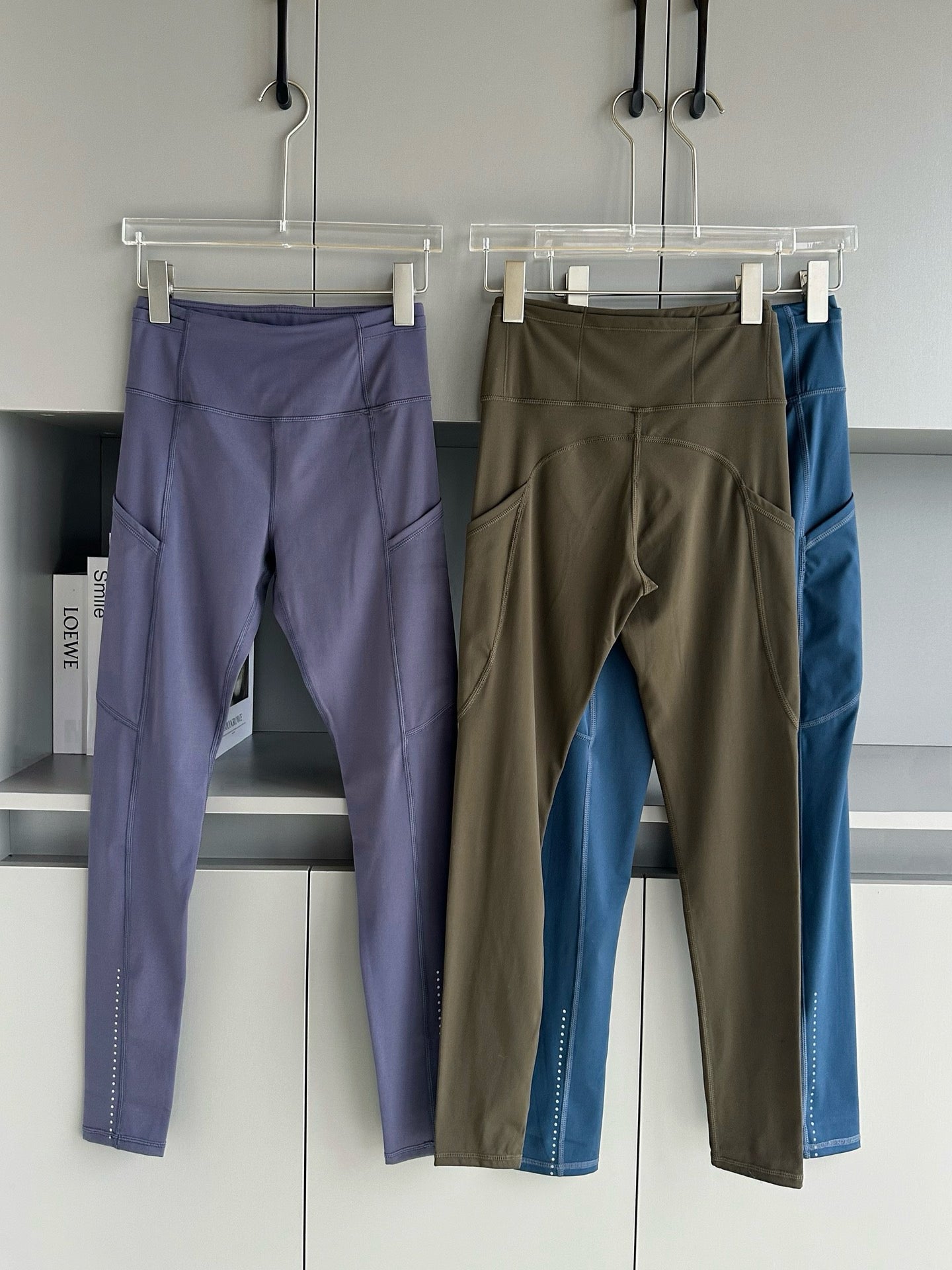 Fast and Free Women's Sports High Waist Leggings Side Pocket Yoga Pants