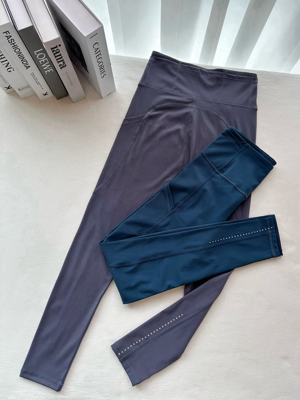 Fast and Free Women's Sports High Waist Leggings Side Pocket Yoga Pants