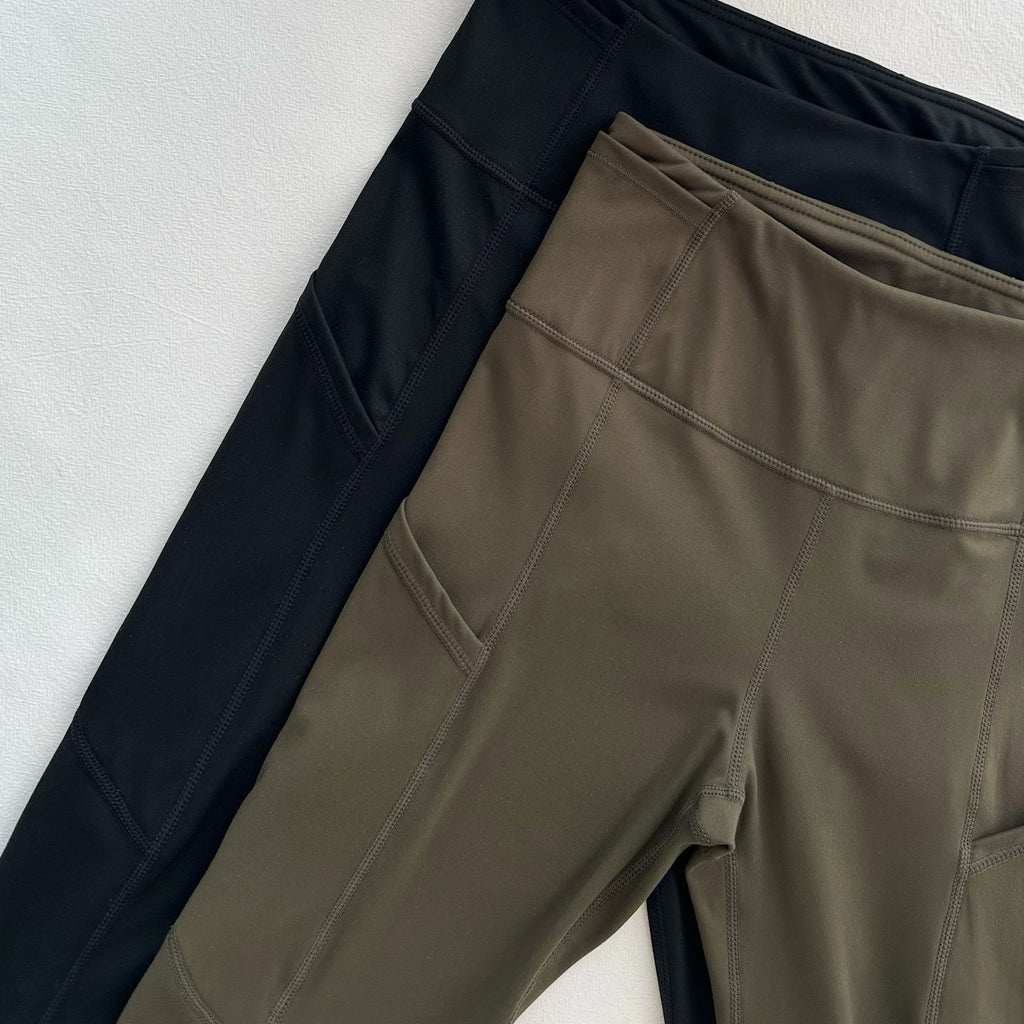 Fast and Free Women's Sports High Waist Leggings Side Pocket Yoga Pants