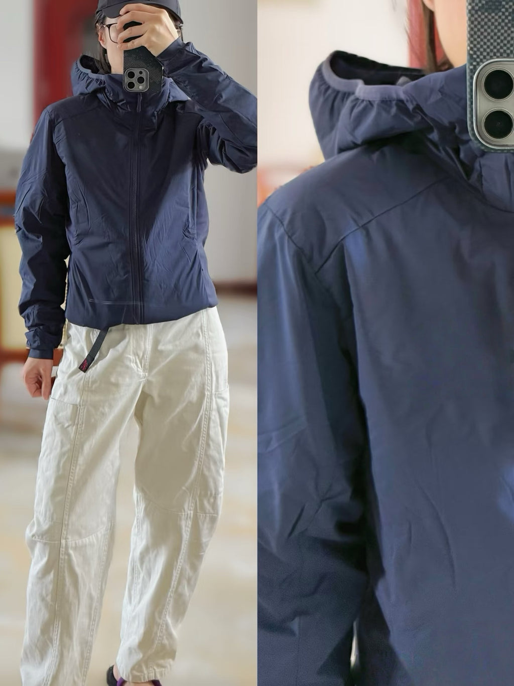 Winter Men's Women's  Unisex Lightweight Cotton Jacket Water-Resistant Hooded Design Windproof Warm Cotton Coat Fashion Trendy Men's Outerwear Lightweight Thermal  Cotton-Padded