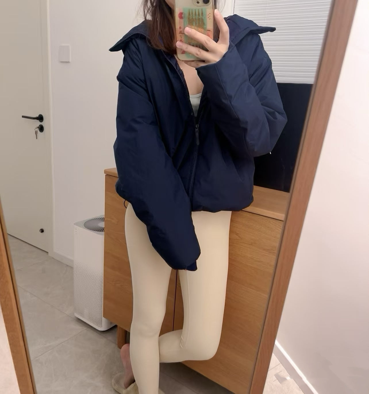 Winter Men's Women's  Unisex Lightweight Cotton Jacket Water-Resistant Hooded Design Windproof Warm Cotton Coat Fashion Trendy Men's Outerwear Lightweight Thermal  Cotton-Padded