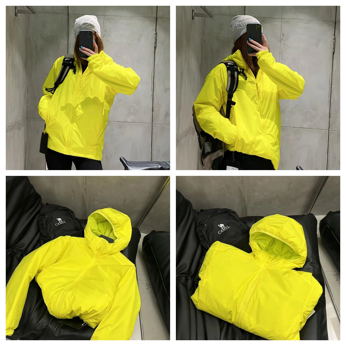 Winter Men's Women's  Unisex Lightweight Cotton Jacket Water-Resistant Hooded Design Windproof Warm Cotton Coat Fashion Trendy Men's Outerwear Lightweight Thermal  Cotton-Padded