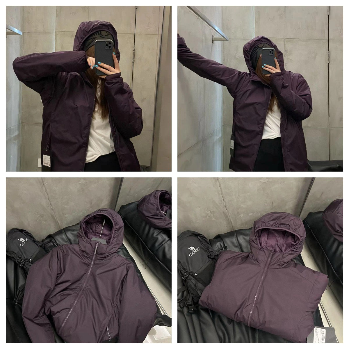 Winter Men's Women's  Unisex Lightweight Cotton Jacket Water-Resistant Hooded Design Windproof Warm Cotton Coat Fashion Trendy Men's Outerwear Lightweight Thermal  Cotton-Padded