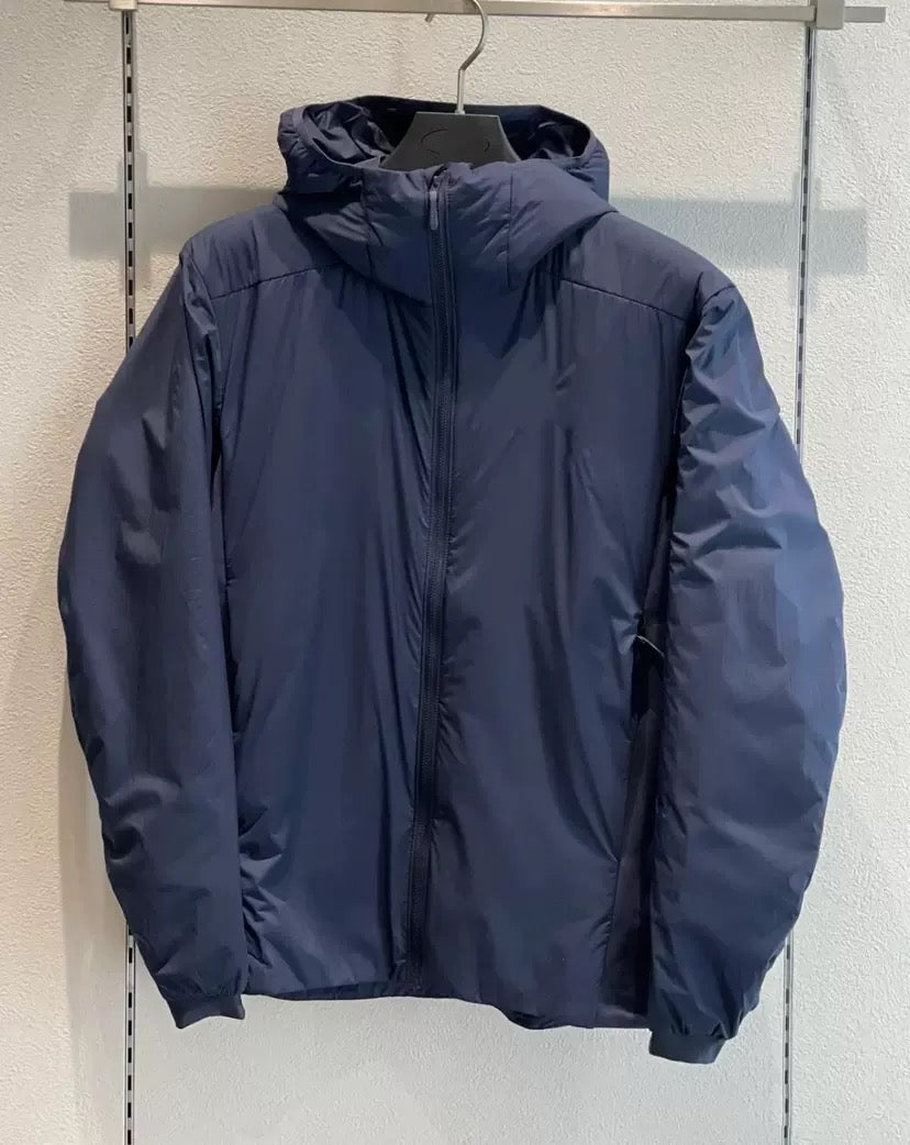 Winter Men's Women's  Unisex Lightweight Cotton Jacket Water-Resistant Hooded Design Windproof Warm Cotton Coat Fashion Trendy Men's Outerwear Lightweight Thermal  Cotton-Padded