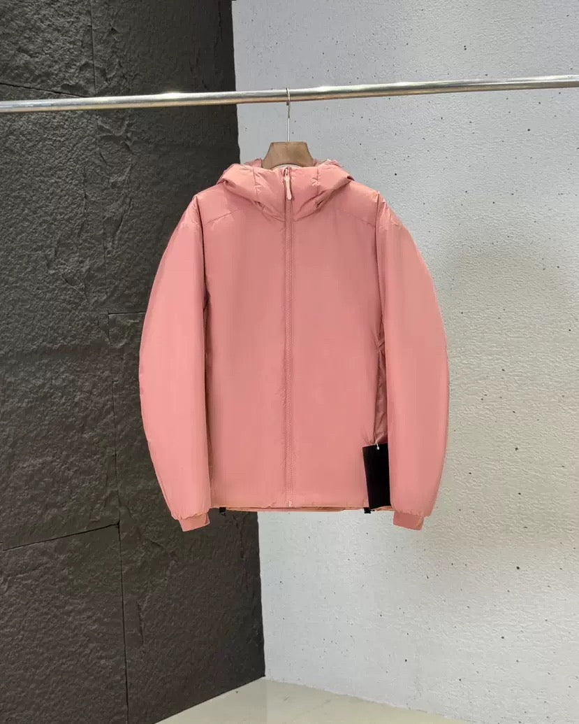 Winter Men's Women's  Unisex Lightweight Cotton Jacket Water-Resistant Hooded Design Windproof Warm Cotton Coat Fashion Trendy Men's Outerwear Lightweight Thermal  Cotton-Padded