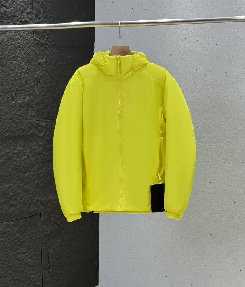 Winter Men's Women's  Unisex Lightweight Cotton Jacket Water-Resistant Hooded Design Windproof Warm Cotton Coat Fashion Trendy Men's Outerwear Lightweight Thermal  Cotton-Padded