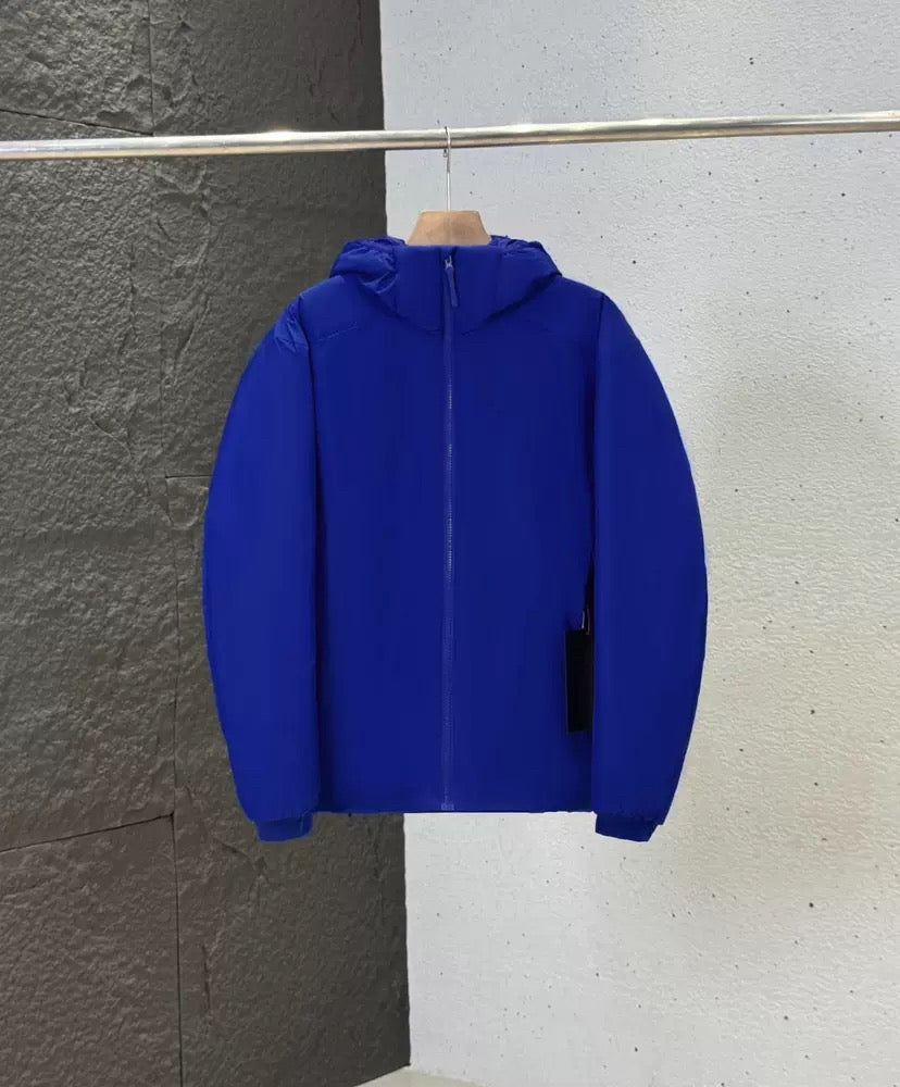 Winter Men's Women's  Unisex Lightweight Cotton Jacket Water-Resistant Hooded Design Windproof Warm Cotton Coat Fashion Trendy Men's Outerwear Lightweight Thermal  Cotton-Padded