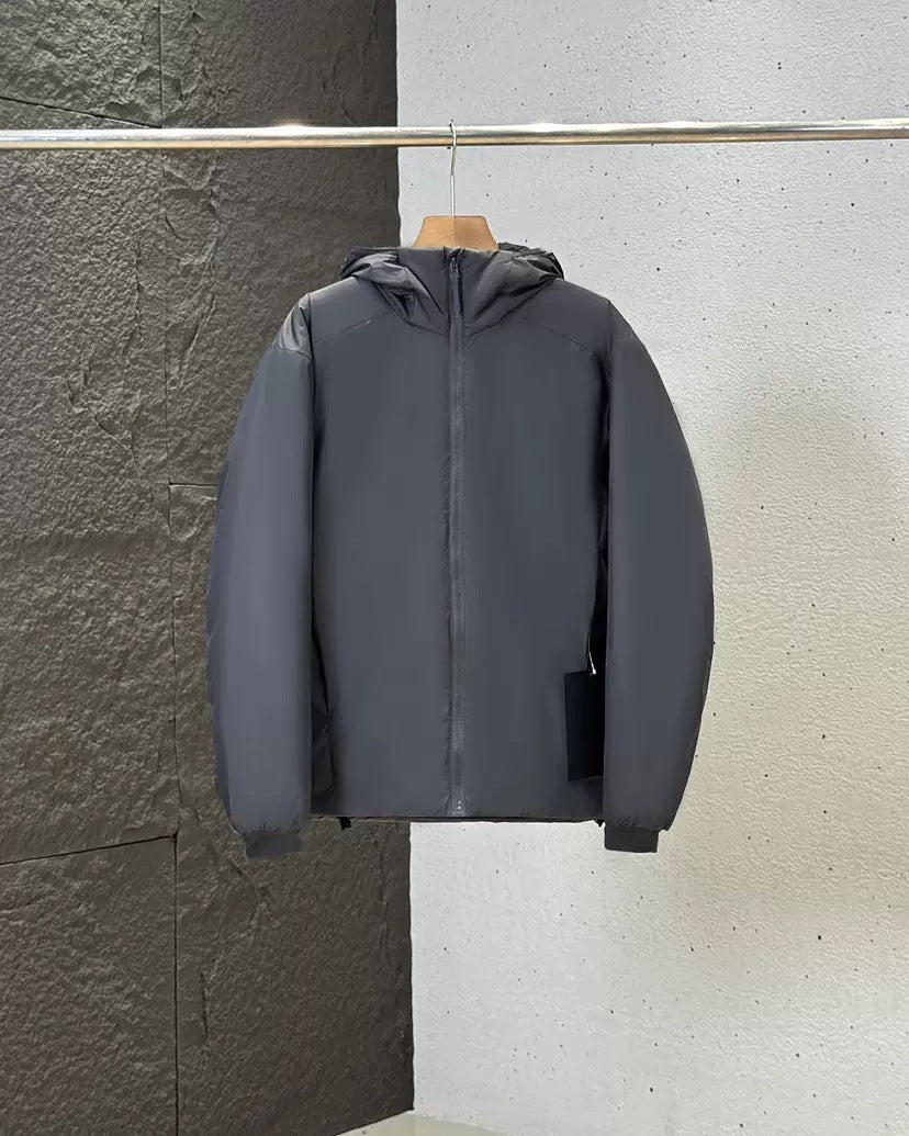 Winter Men's Women's  Unisex Lightweight Cotton Jacket Water-Resistant Hooded Design Windproof Warm Cotton Coat Fashion Trendy Men's Outerwear Lightweight Thermal  Cotton-Padded