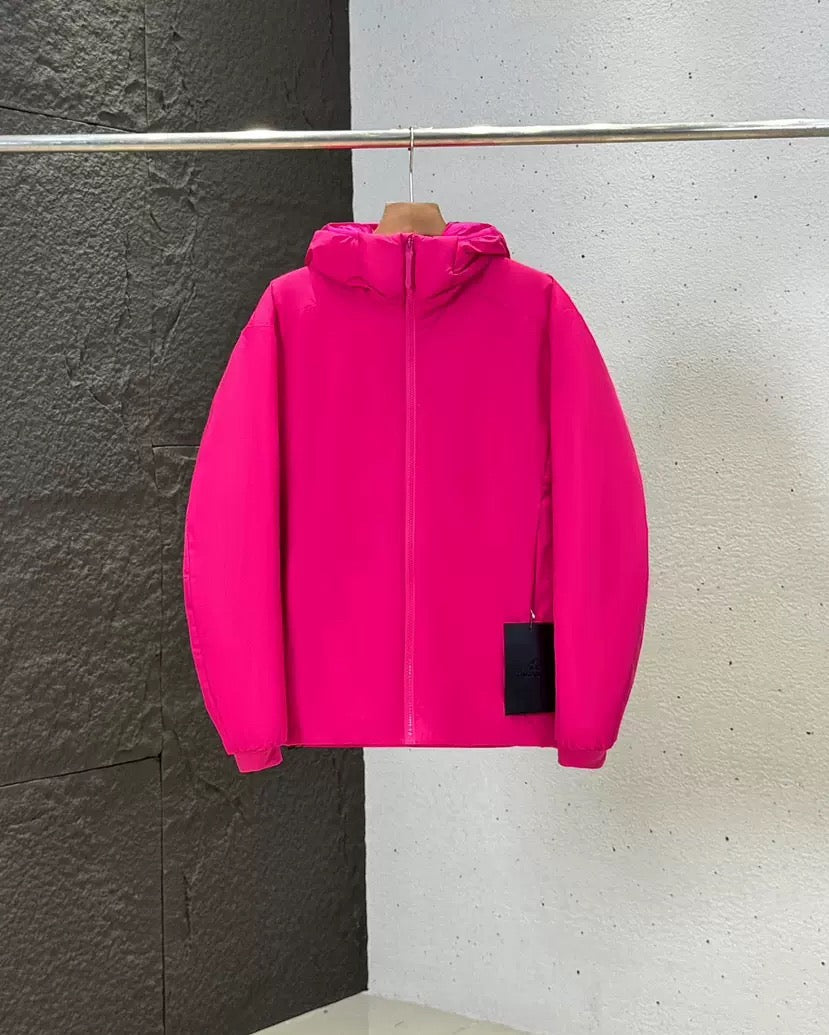 Winter Men's Women's  Unisex Lightweight Cotton Jacket Water-Resistant Hooded Design Windproof Warm Cotton Coat Fashion Trendy Men's Outerwear Lightweight Thermal  Cotton-Padded