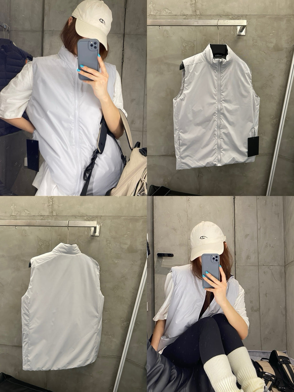 Unisex Activewear Breathable Insulated Vest Man Woman Warmth Durable Tyono Outerwear Stand Collar Slimming Mid-Layer