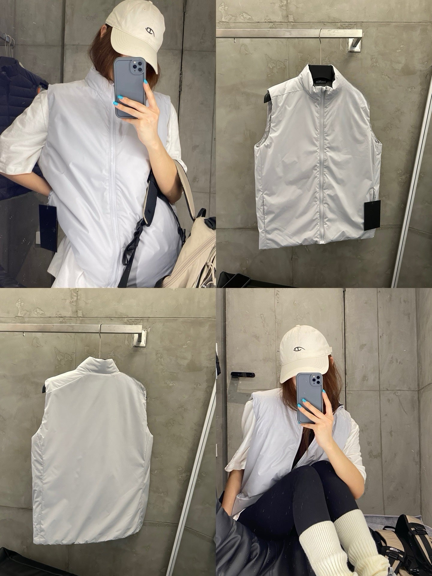 Unisex Activewear Breathable Insulated Vest Man Woman Warmth Durable Tyono Outerwear Stand Collar Slimming Mid-Layer