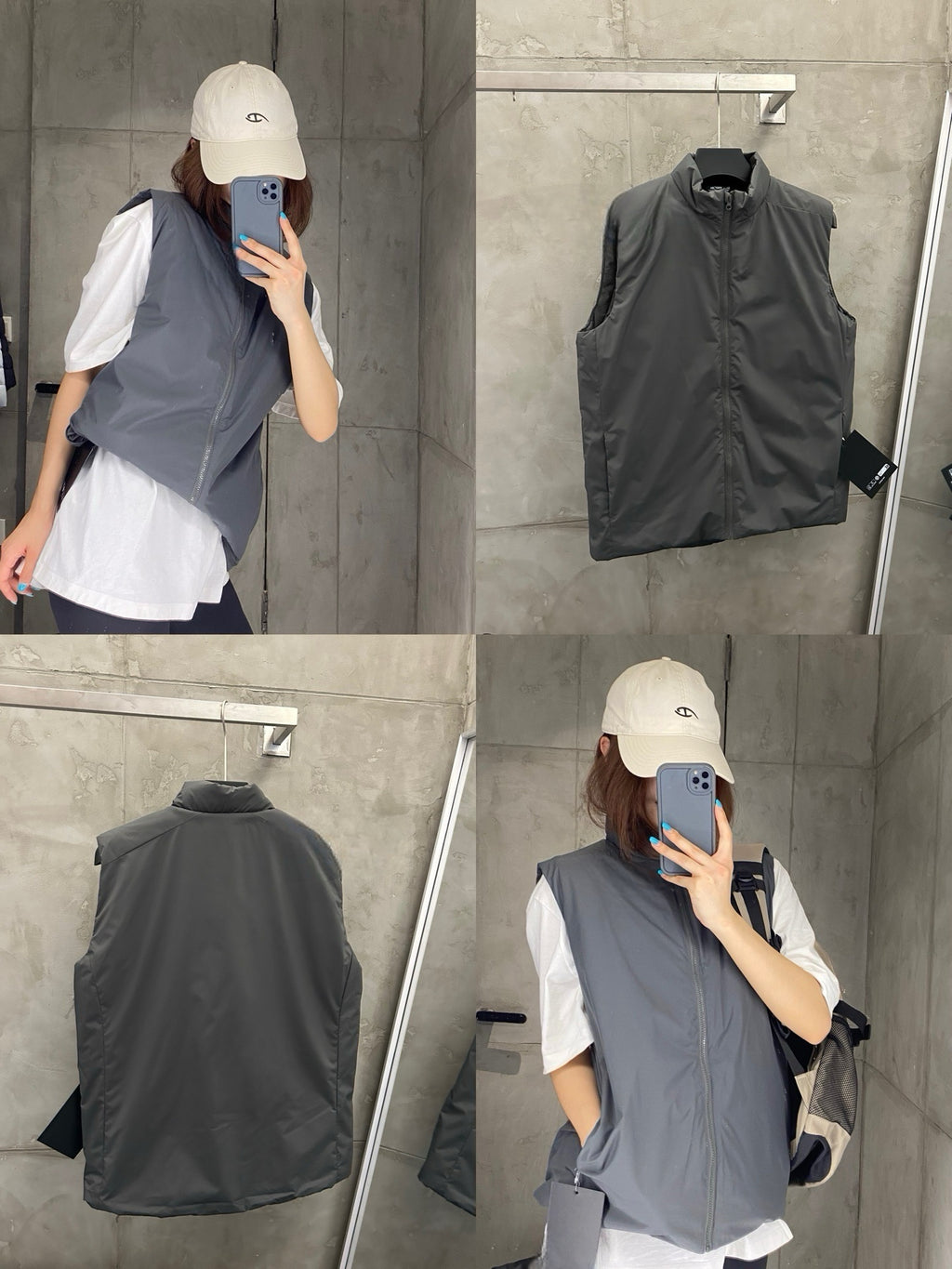 Unisex Activewear Breathable Insulated Vest Man Woman Warmth Durable Tyono Outerwear Stand Collar Slimming Mid-Layer