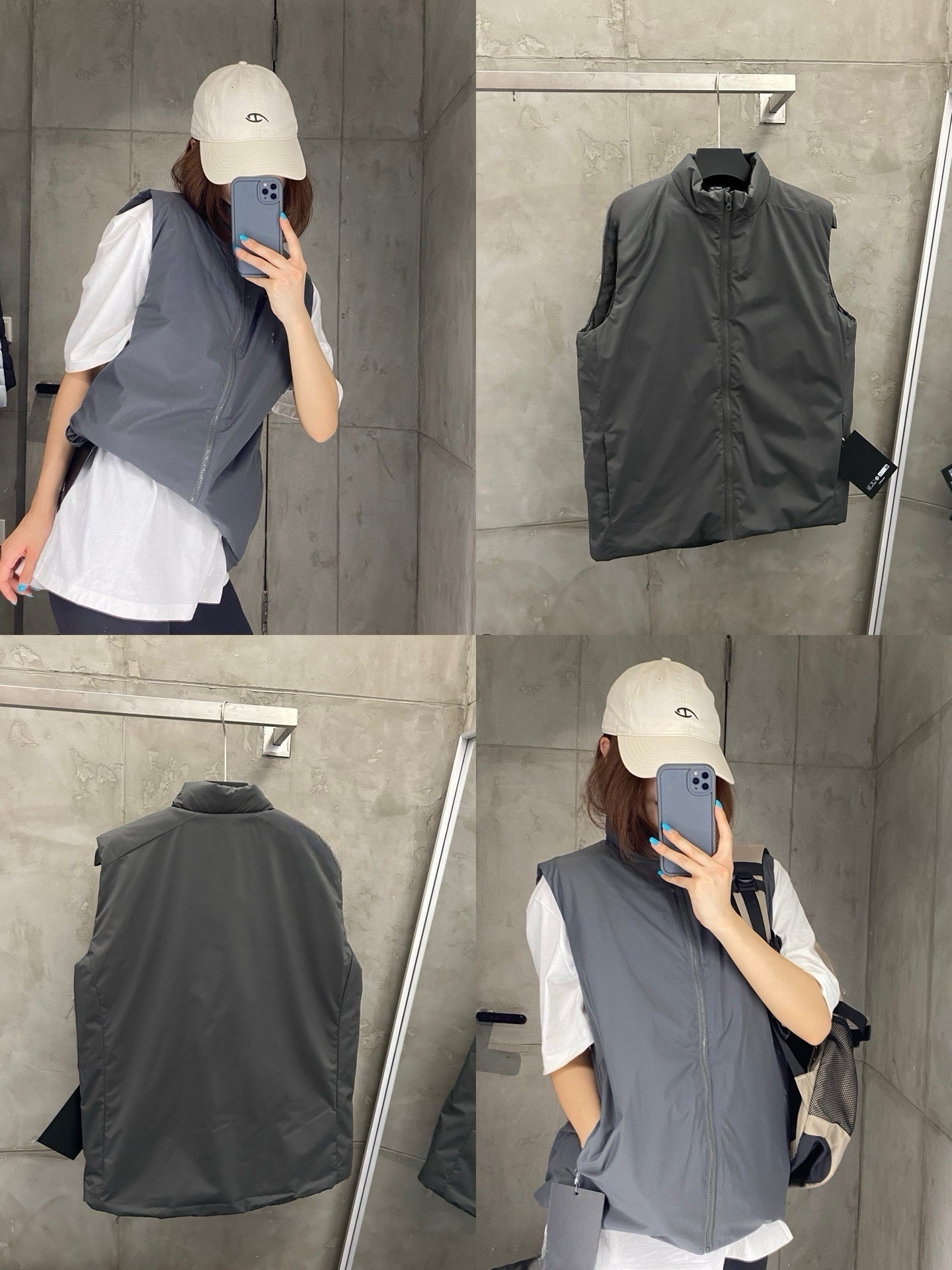 Unisex Activewear Breathable Insulated Vest Man Woman Warmth Durable Tyono Outerwear Stand Collar Slimming Mid-Layer