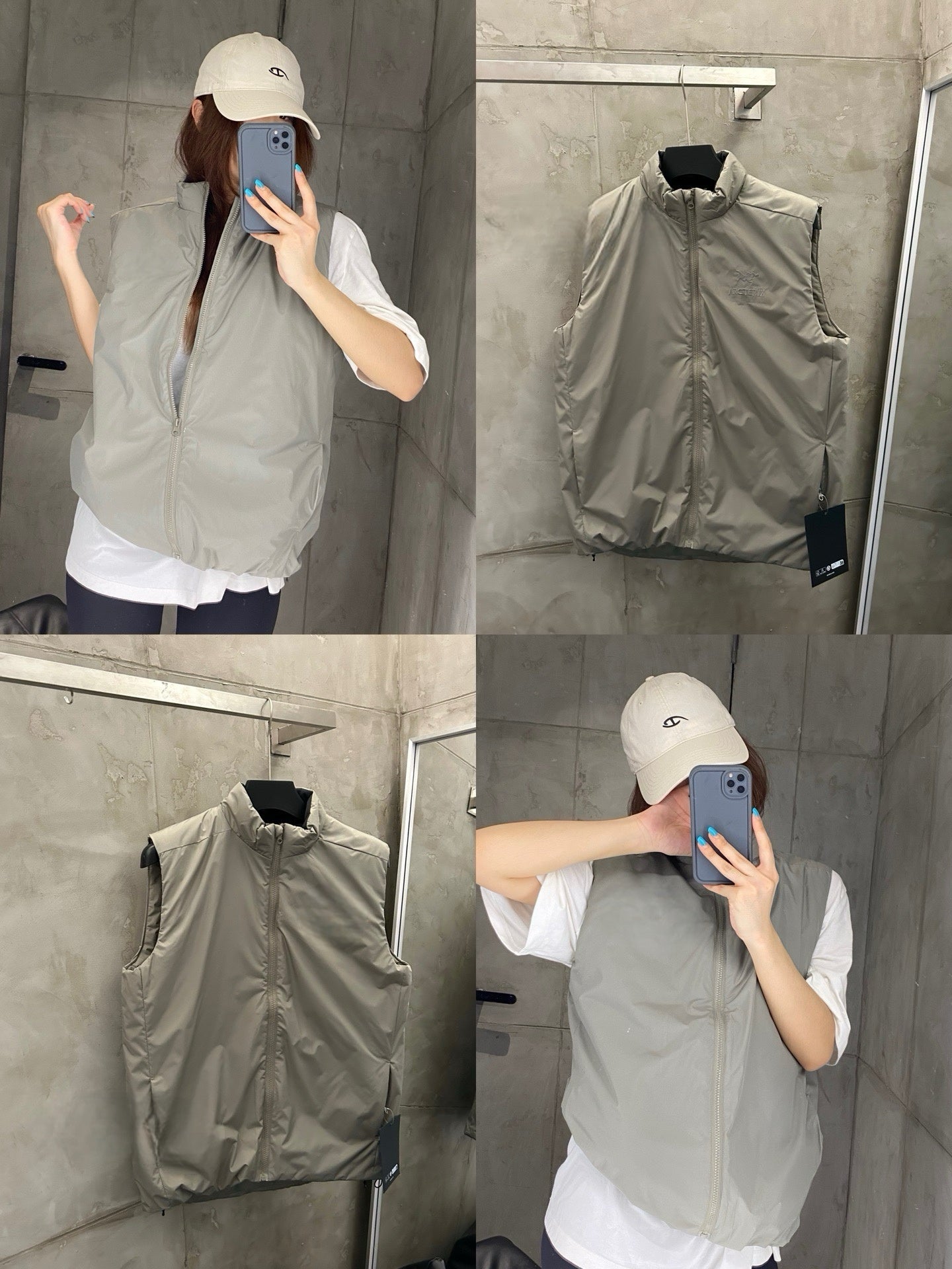 Unisex Activewear Breathable Insulated Vest Man Woman Warmth Durable Tyono Outerwear Stand Collar Slimming Mid-Layer