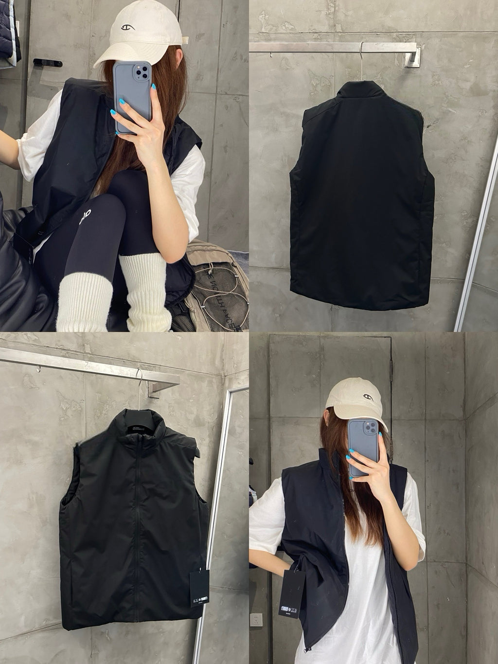 Unisex Activewear Breathable Insulated Vest Man Woman Warmth Durable Tyono Outerwear Stand Collar Slimming Mid-Layer