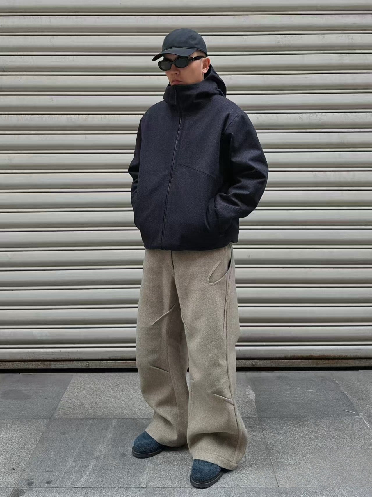 Activewear Premium WOOL Softshell Durable All-Weather Jacket with DWR Two-Way Stretch Outdoor & Casual Wear