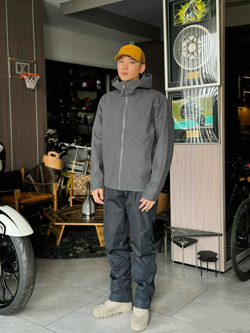 Activewear Premium WOOL Softshell Durable All-Weather Jacket with DWR Two-Way Stretch Outdoor & Casual Wear