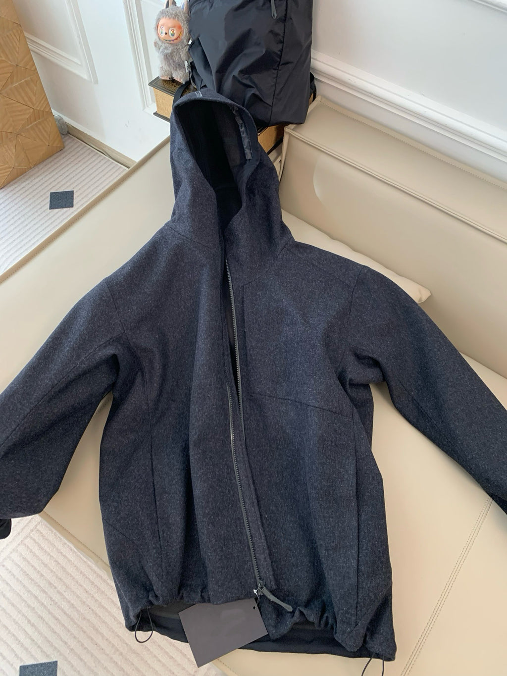 Activewear Premium WOOL Softshell Durable All-Weather Jacket with DWR Two-Way Stretch Outdoor & Casual Wear