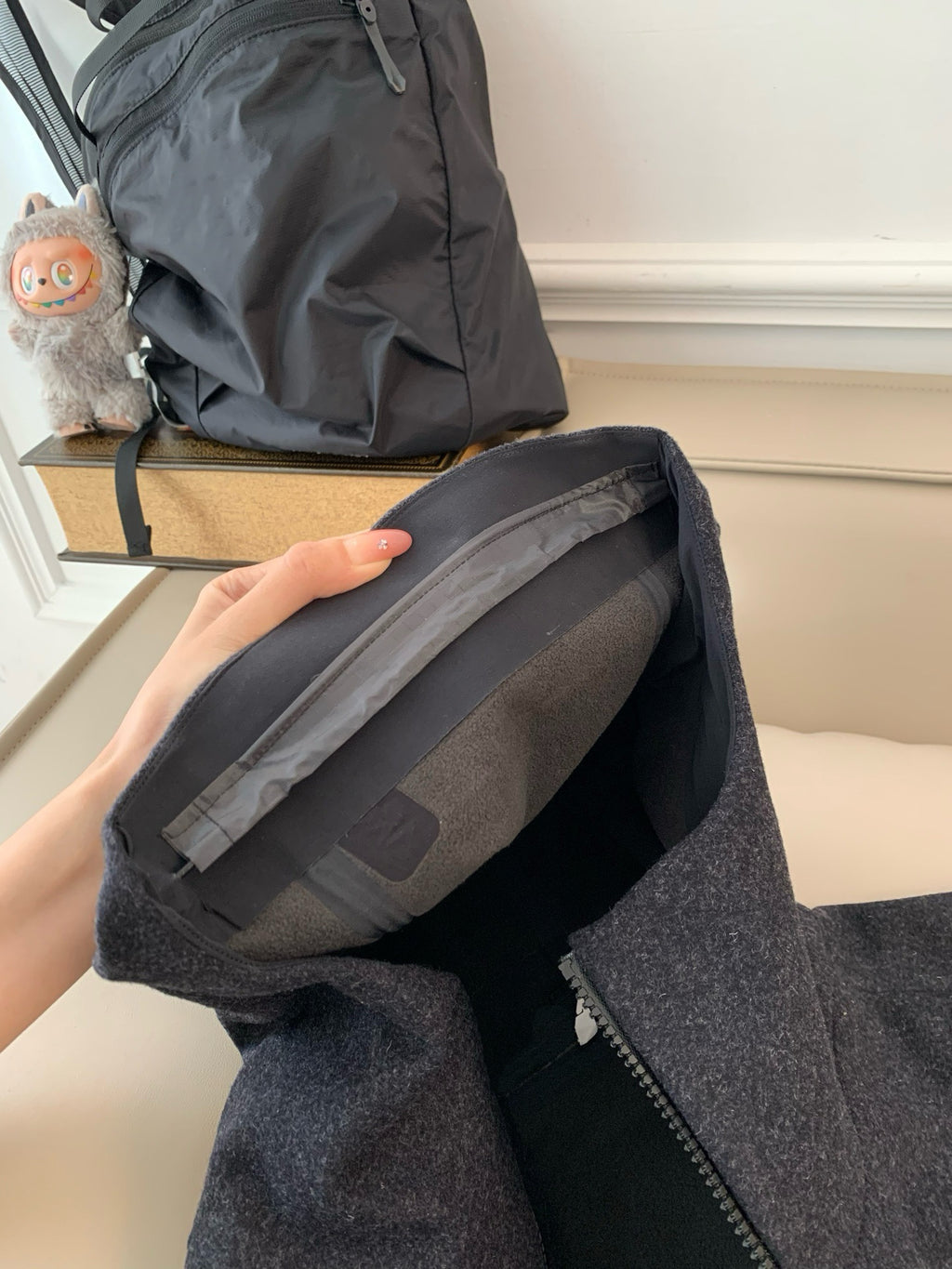 Activewear Premium WOOL Softshell Durable All-Weather Jacket with DWR Two-Way Stretch Outdoor & Casual Wear