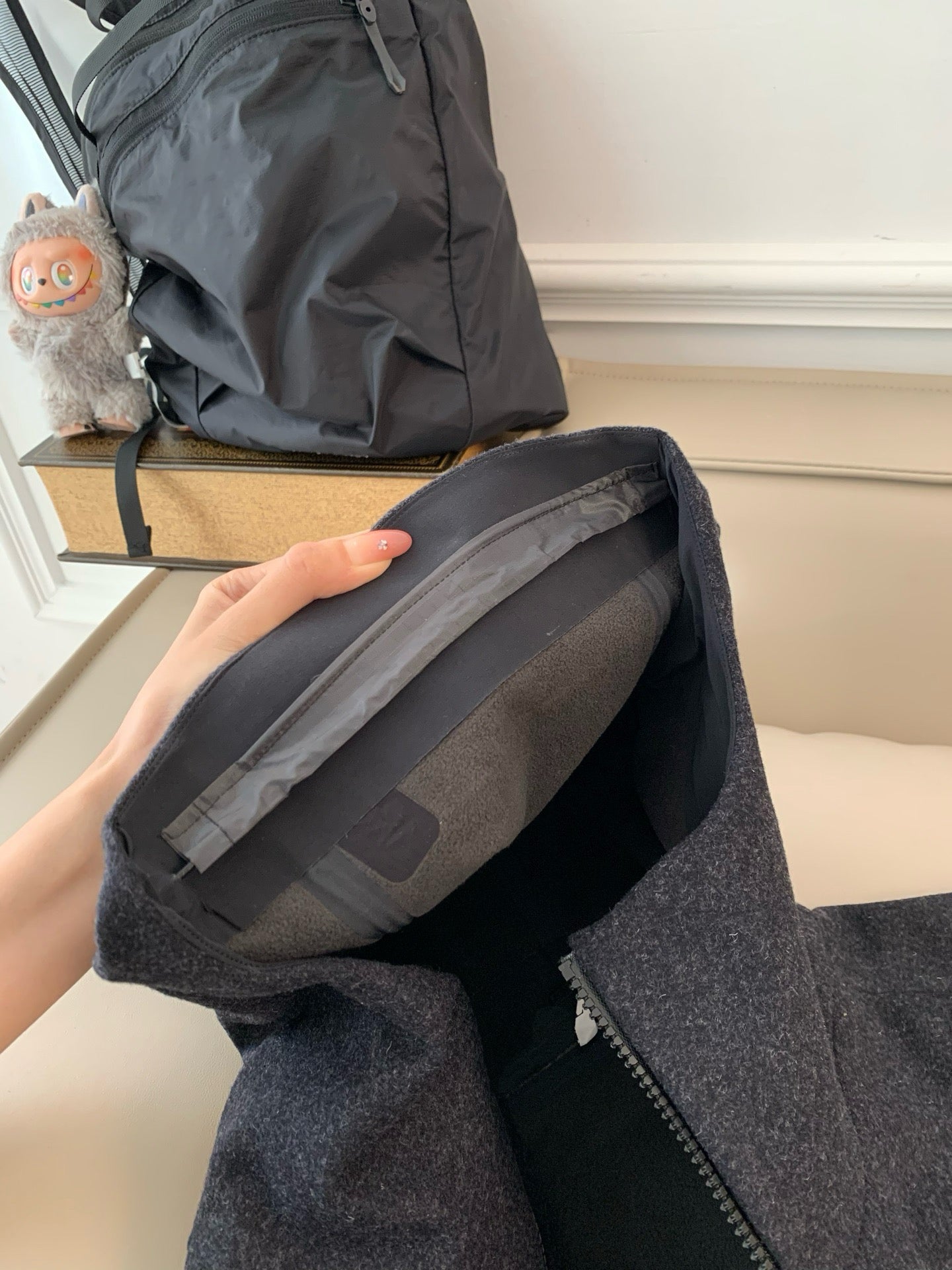 Activewear Premium WOOL Softshell Durable All-Weather Jacket with DWR Two-Way Stretch Outdoor & Casual Wear